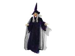 Halloween-figur heks, animert, 175 cm