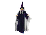 Halloween-figur heks, animert, 175 cm