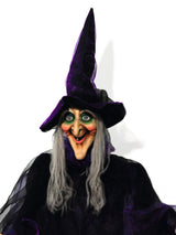 Halloween-figur heks, animert, 175 cm