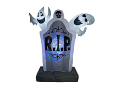 Halloween oppblåsbar figur gravstein, 183 cm