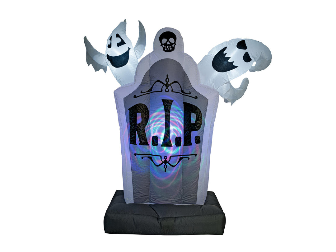 Halloween oppblåsbar figur gravstein, 183 cm