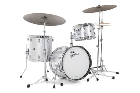 Gretsch USA Brooklyn gulvtam 14" x 12", Silver Sparkle