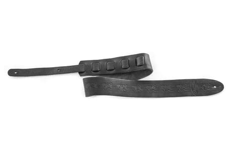 Ovation Premium gitarrem i lær, Leaf, Black