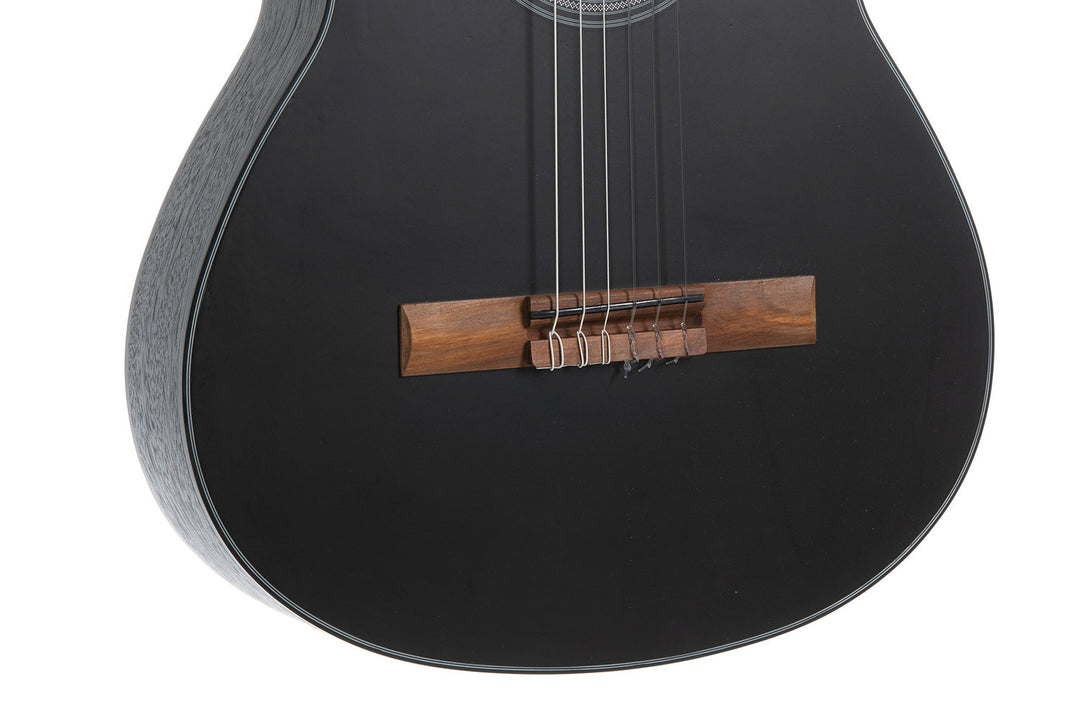 GEWA e-akustisk klassisk gitar Student Cedar - e-akustisk svart