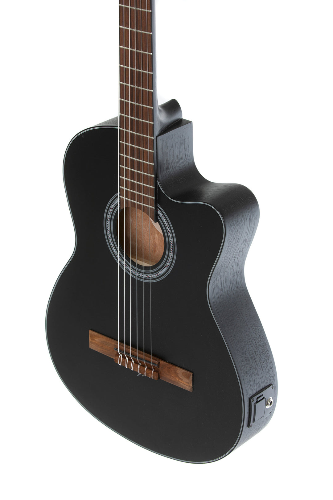 GEWA e-akustisk klassisk gitar Student Cedar - e-akustisk svart