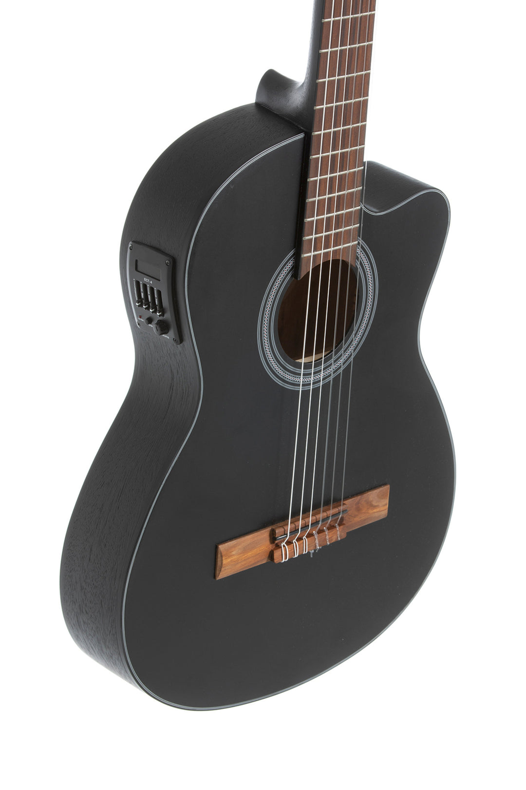 GEWA e-akustisk klassisk gitar Student Cedar - e-akustisk svart