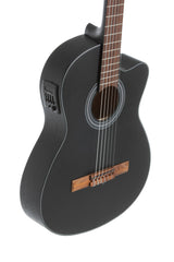 GEWA e-akustisk klassisk gitar Student Cedar - e-akustisk svart