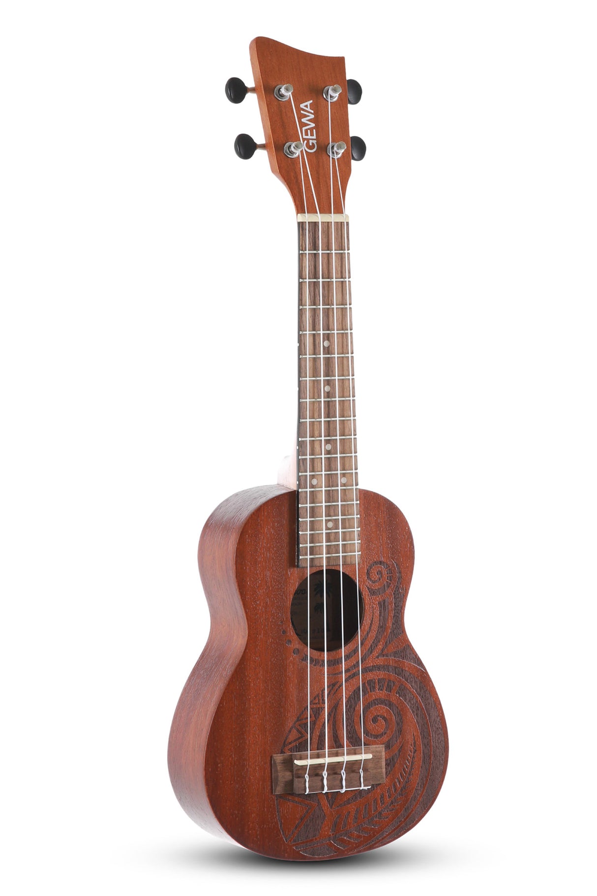 GEWA sopranukulele Manoa Tattoo - Sopran (Maori-design)