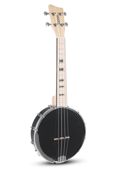 GEWA Banjo Ukulele Manoa - Banjo-Ukulele Concert (Svart)