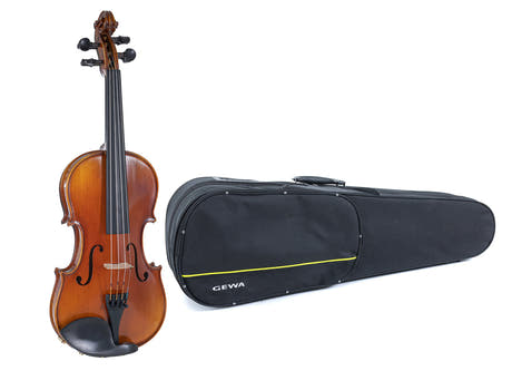 GEWA Violin Maestro 1 - 4/4 (Spilleklar inkl. formstøpt etui, uten bue, med Il Cannone-strenger, sikret for transport)