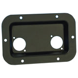 Adam Hall 8708 BLK Forsenket skål for 2 Type-D koblinger