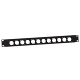 Adam Hall 872213 U-formet stativpanel 1 enhet for 12 D-type chassis