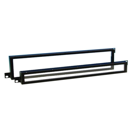 Adam Hall 87441 frontpanel m. pleksiglass 1 enhet (19")
