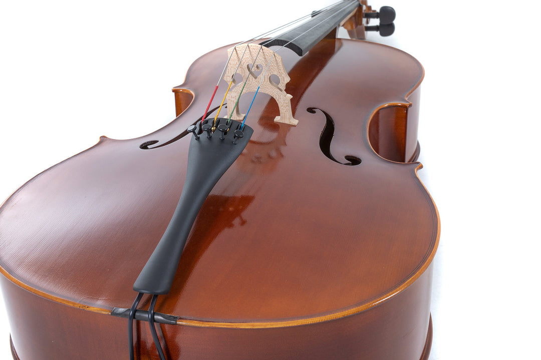 GEWA Celloer Allegro - 3/4 (Spilleklar inkl. bag, Massaranduba-bue, Larsen Aurora-strenger, transportsikret)