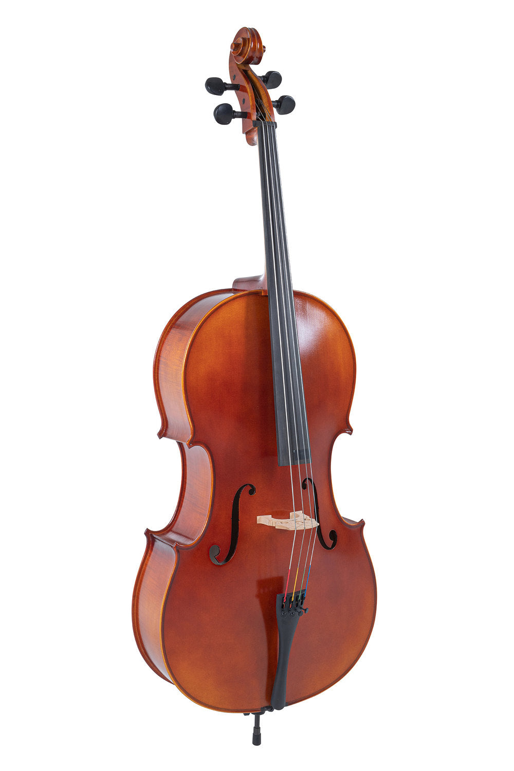 GEWA Ideale cello 4/4, satt opp med Wittner-strengeholder