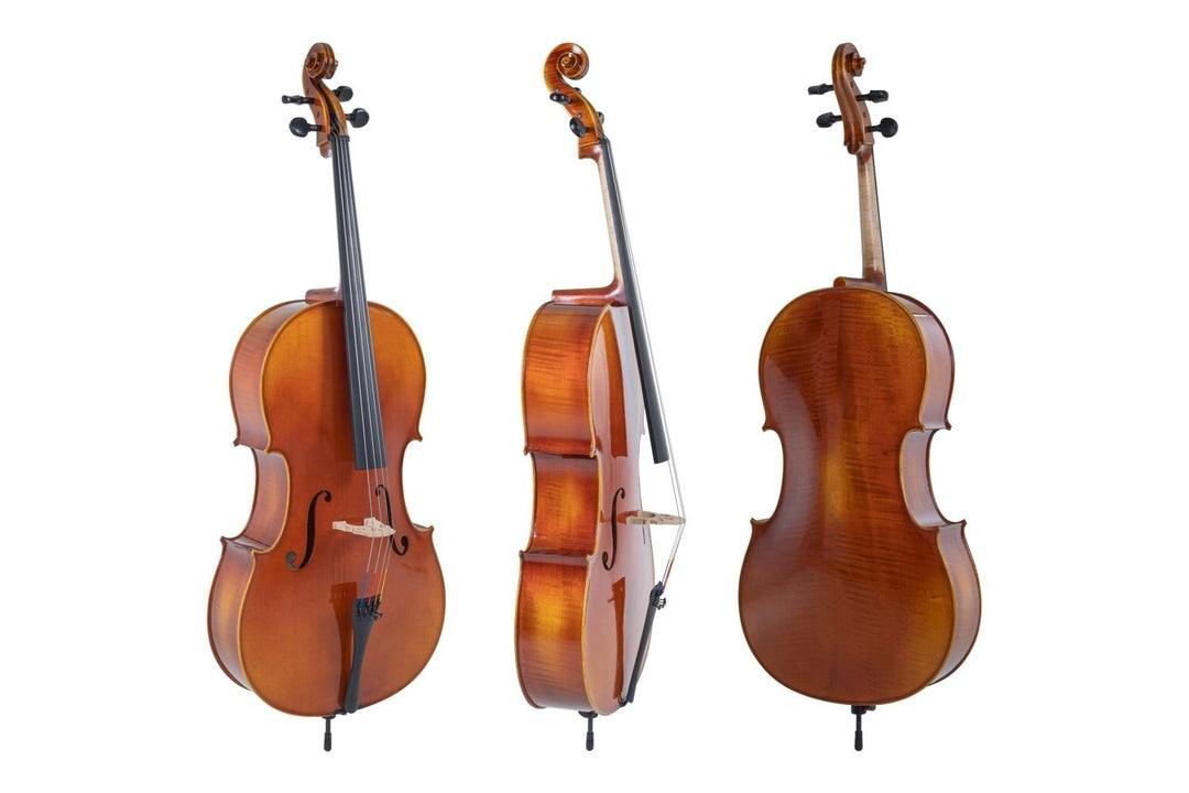 GEWA Celloer Maestro 1-VC3 - 4/4 (Klargjort med Wittner-strengeholder med finstemmere inkl. bag og Larsen Aurora-strenger)