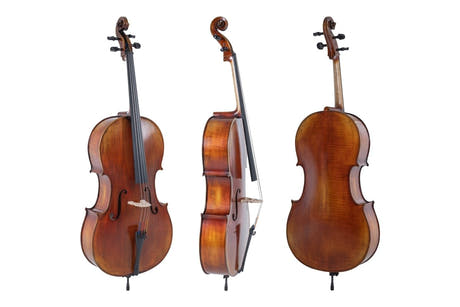 GEWA Celloer Maestro 2 - 4/4 (spilleklar inkl. bag, karbonbue og Larsen Aurora-strenger, transportsikret)