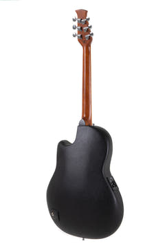 Applause E-akustisk Gitarer AB28 Super Shallow Bowl Cutaway - Svart sateng (AB28-5S)