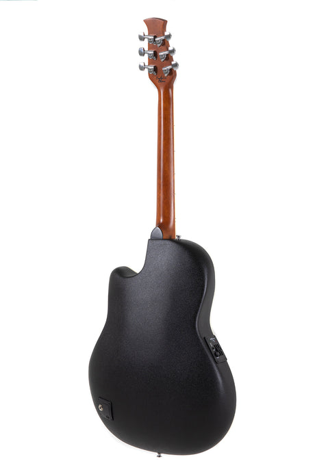 Applause E-akustisk Gitarer AB28 Super Shallow Bowl Cutaway - Svart sateng (AB28-5S)