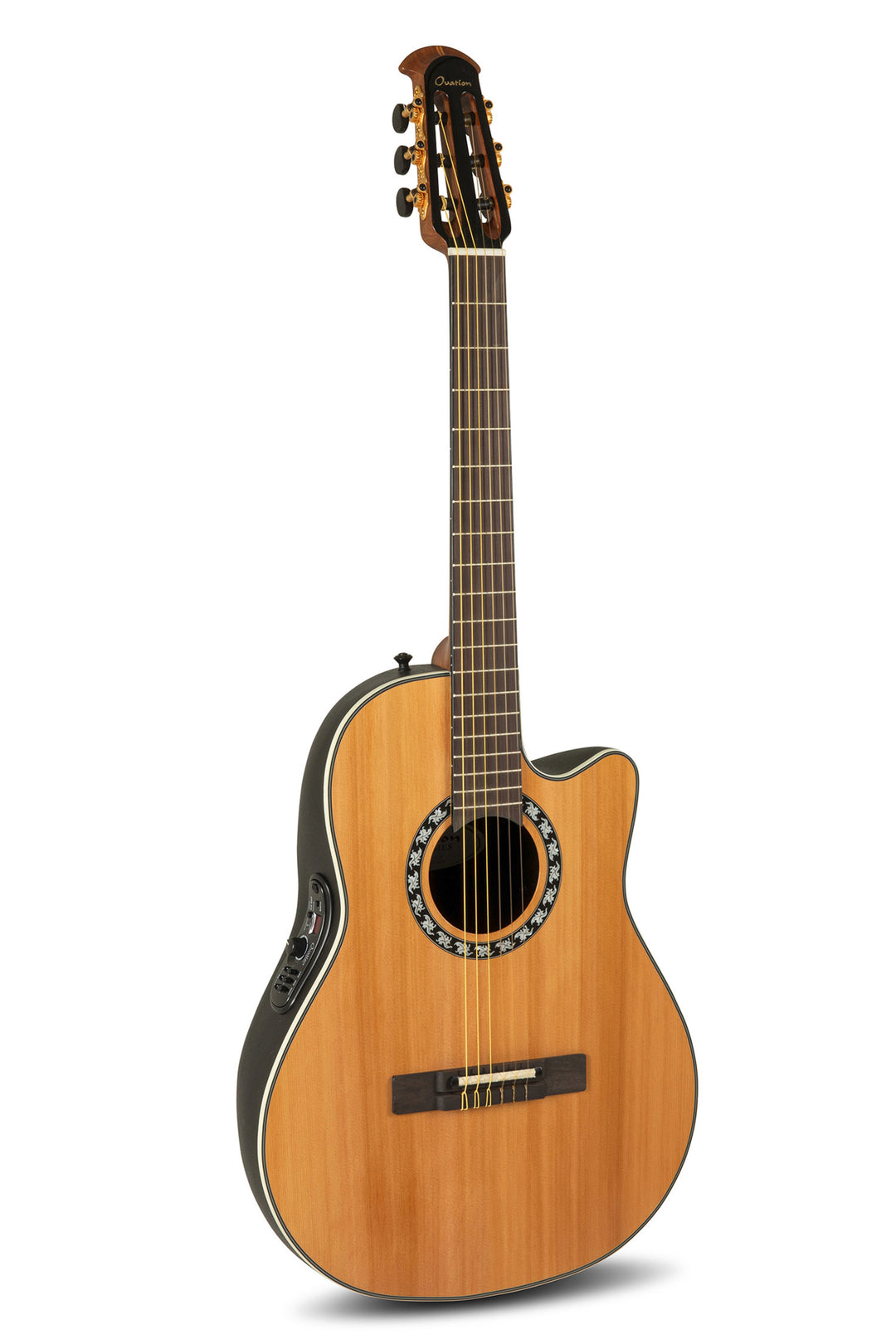 Ovation E-akustisk klassisk Gitarer Classic Nylon Legend Mid Cutaway - Natural (1773AX-4-G)
