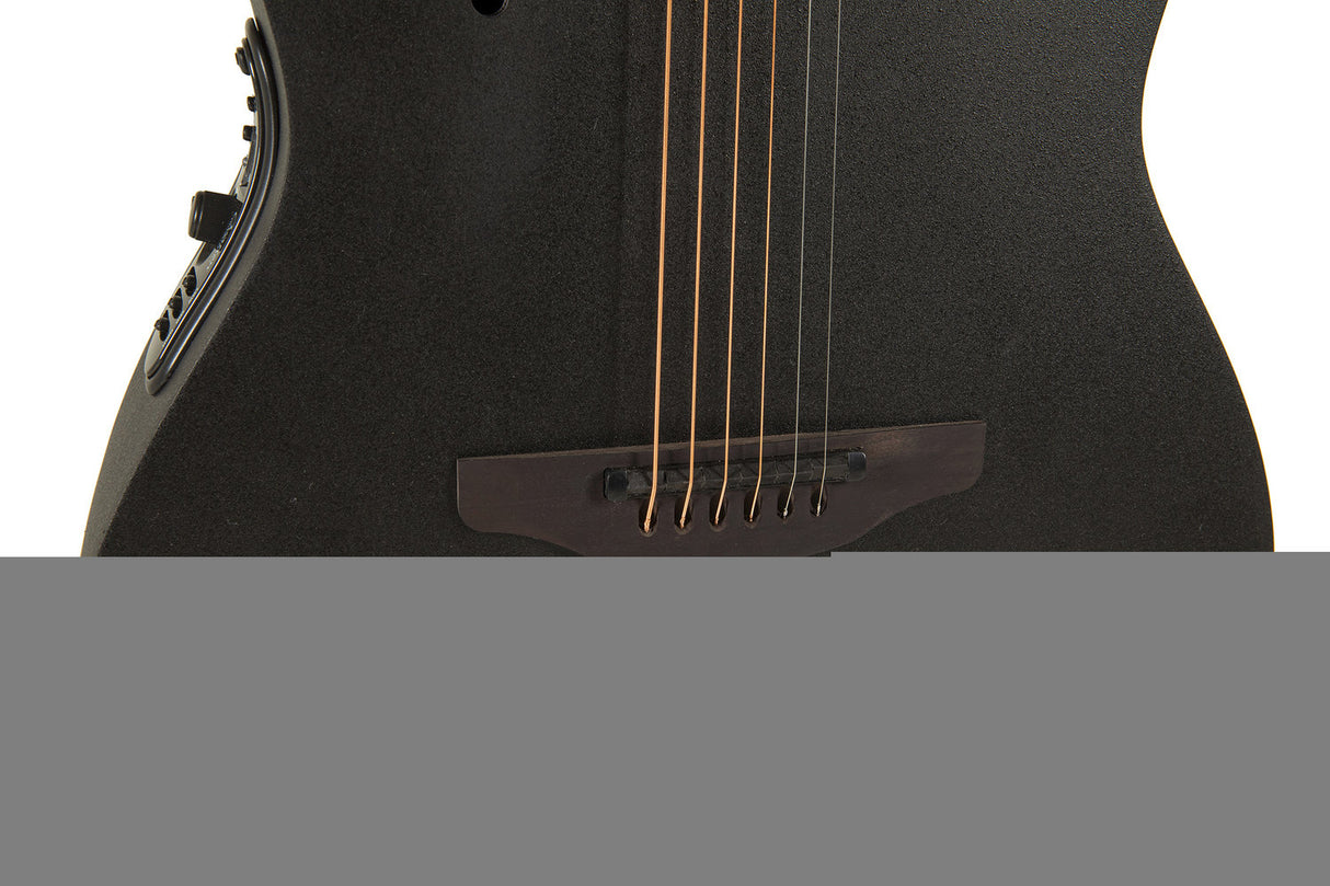 Ovation E-akustisk Gitarer Elite TX Deep Contour Cutaway - Svart teksturert (2078TX-5-G)
