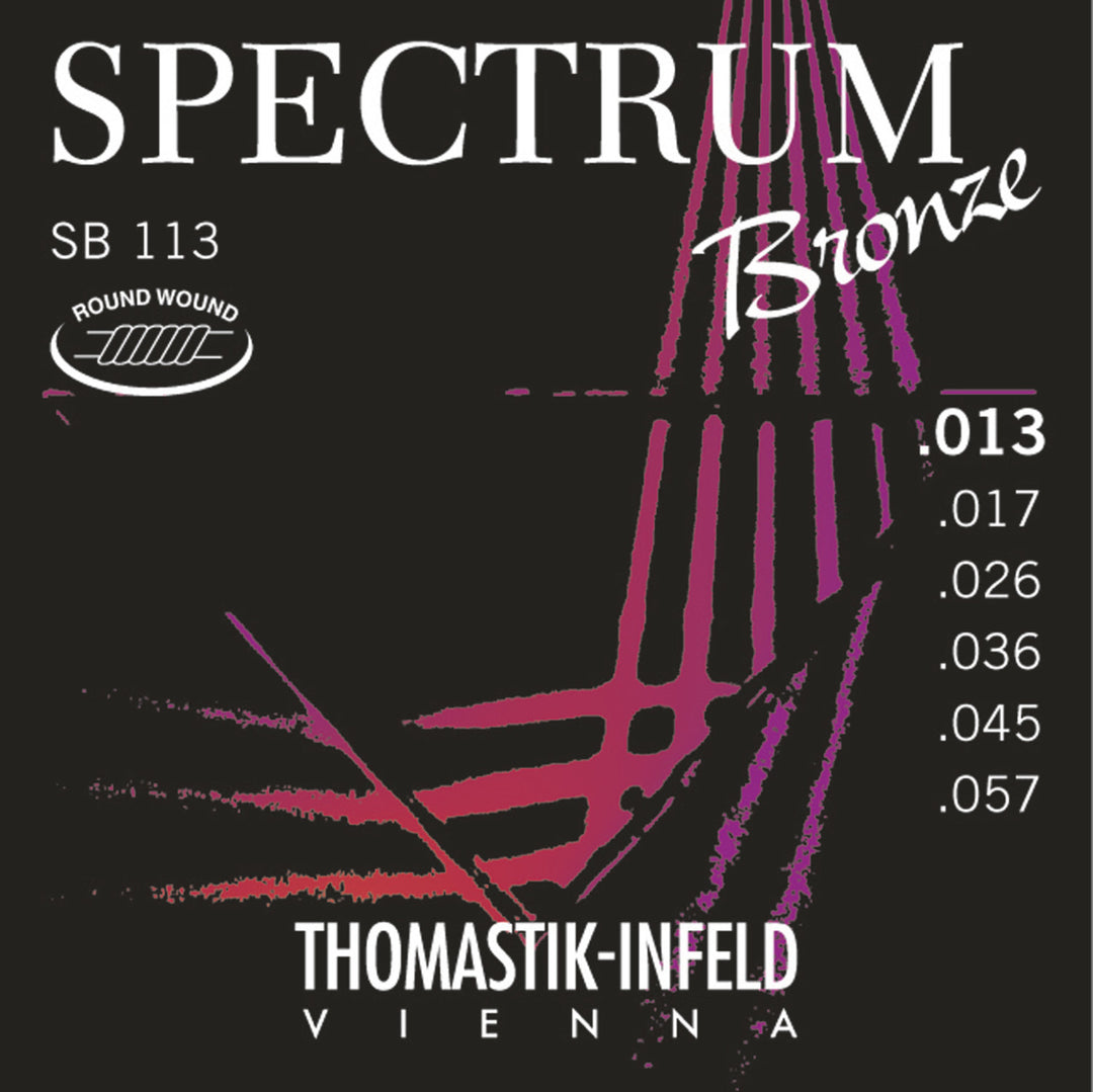 Thomastik-Infeld strenger til akustisk gitar Spectrum Bronze Series - sett (SB 113)