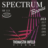 Thomastik-Infeld strenger til akustisk gitar Spectrum Bronze Series - sett (SB 113)