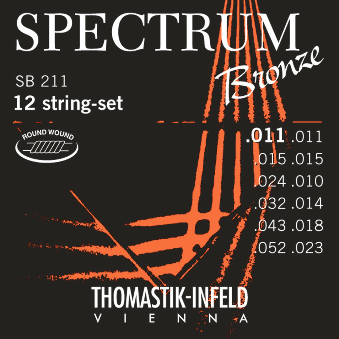 Thomastik-Infeld strenger for akustiske Gitarer Spectrum Bronze Series - sett (SB 211)