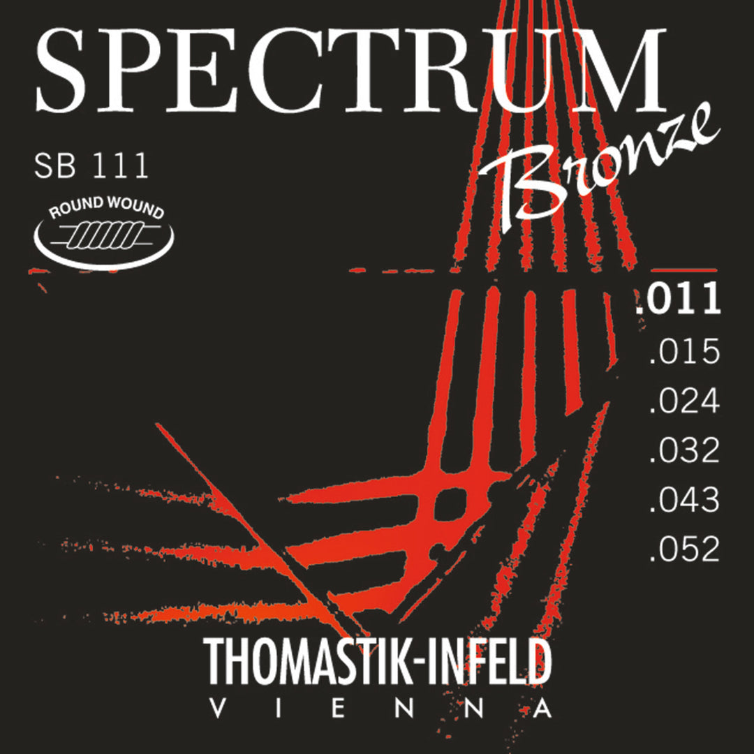 Thomastik-Infeld strenger for akustiske Gitarer Spectrum Bronze-serien - sett (SB 111)
