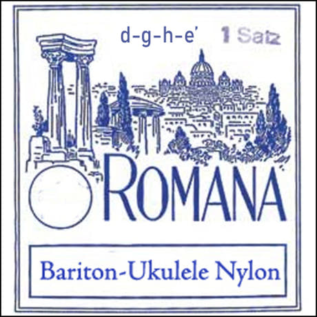 Romana strenger for ukulele Baritone Ukulele nylon - sett