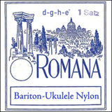 Romana strenger for ukulele Baritone Ukulele nylon - sett