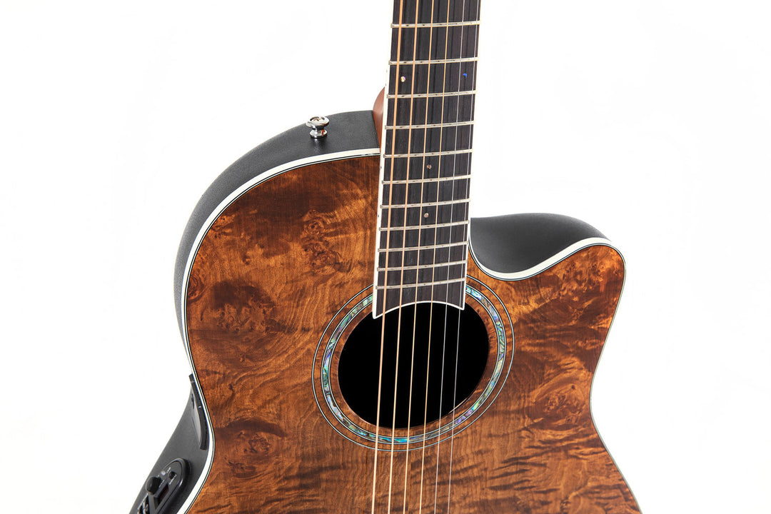 Ovation E-akustisk Gitarer Celebrity Standard Plus Mid Cutaway - Muskat burled maple (CS24P-NBM-G)