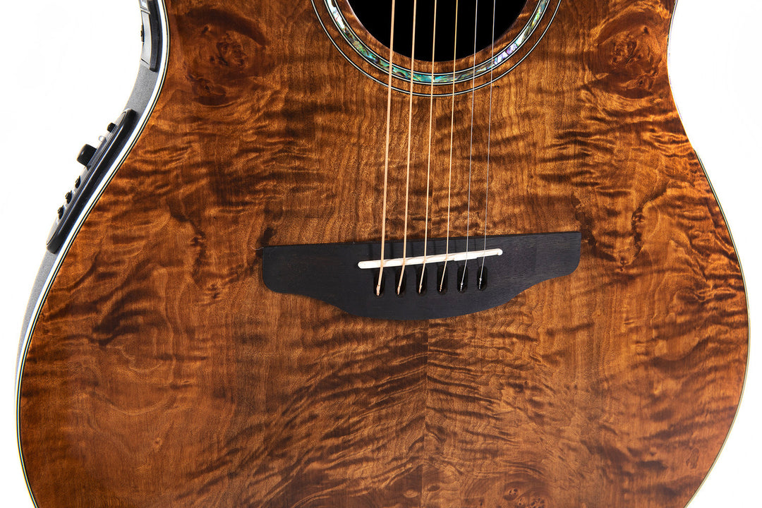 Ovation E-akustisk Gitarer Celebrity Standard Plus Mid Cutaway - Muskat burled maple (CS24P-NBM-G)