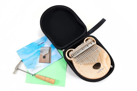 GEWA kalimba PG-KL-OP med 17 tangenter i eik, med pickup