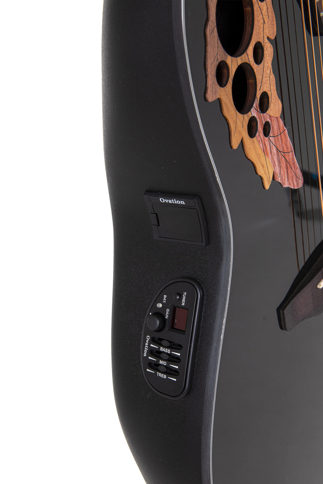 Ovation E-akustisk Gitarer Celebrity Elite Mid Cutaway - Svart (CE44-5-G)