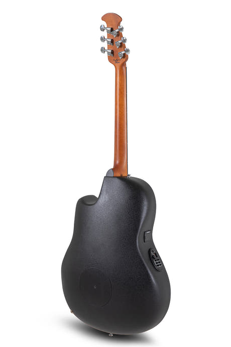 Ovation E-akustisk Gitarer Celebrity Elite Plus Mid Cutaway - Blue Transparent Quilt (CE44P-8TQ-G)