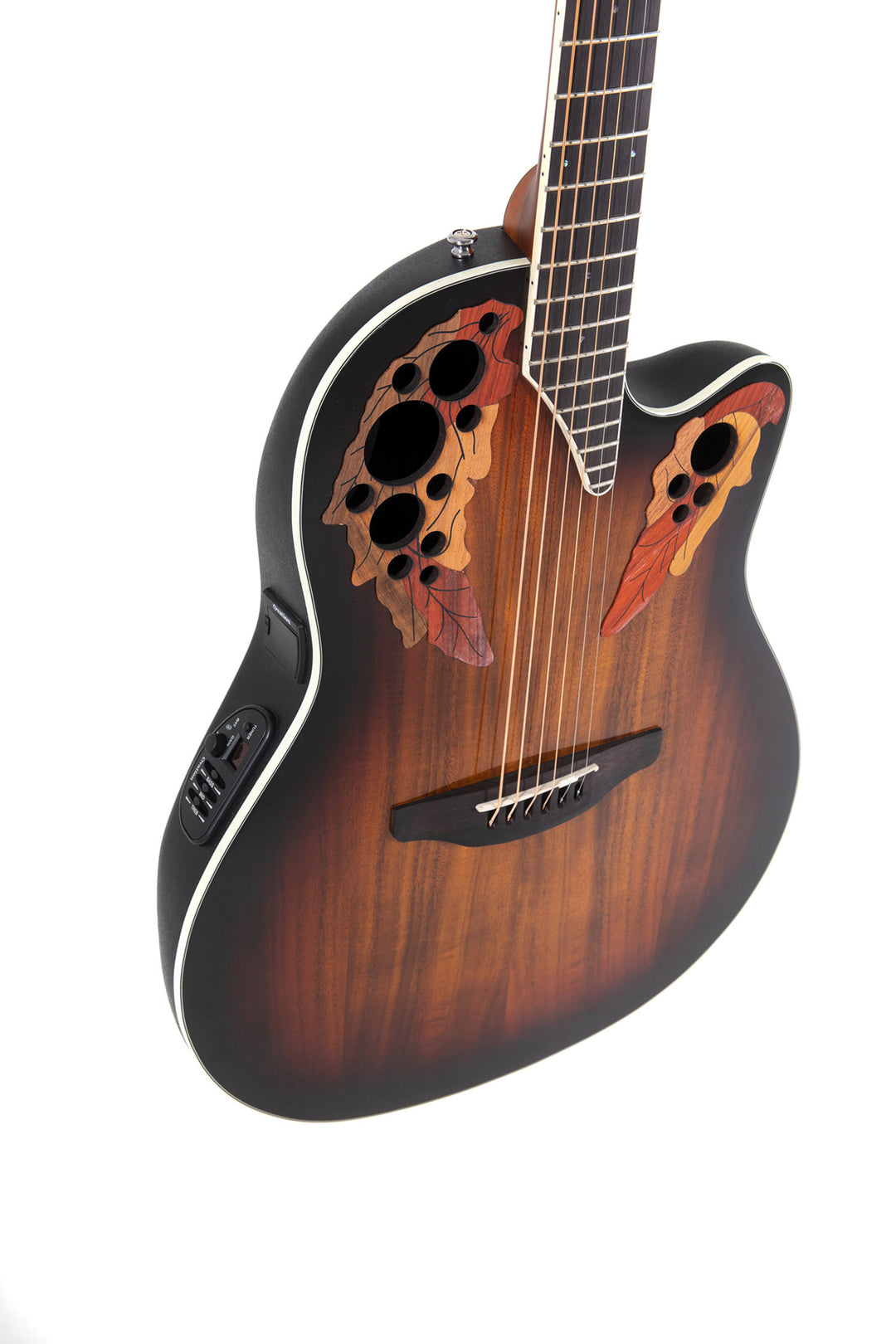 Ovation E-akustisk Gitarer Celebrity Elite Plus svært grunn - Koa Burst (CE48P-KOAB-G)
