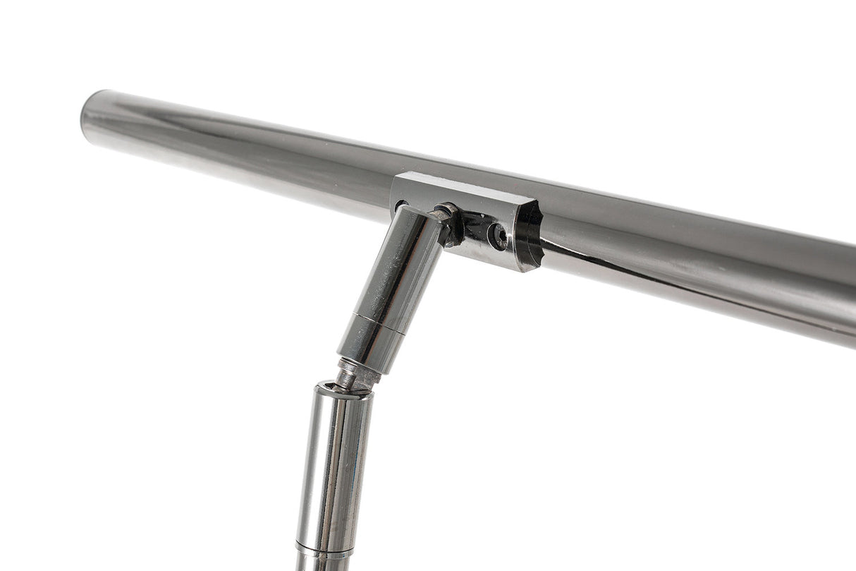 GEWA pianolampe PL-78 - svart krom, blank