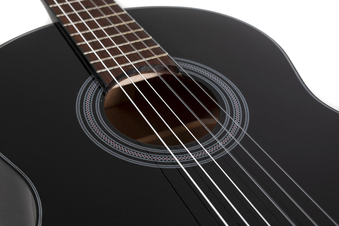 GEWA klassisk gitar Student svart - 3/4 størrelse svart