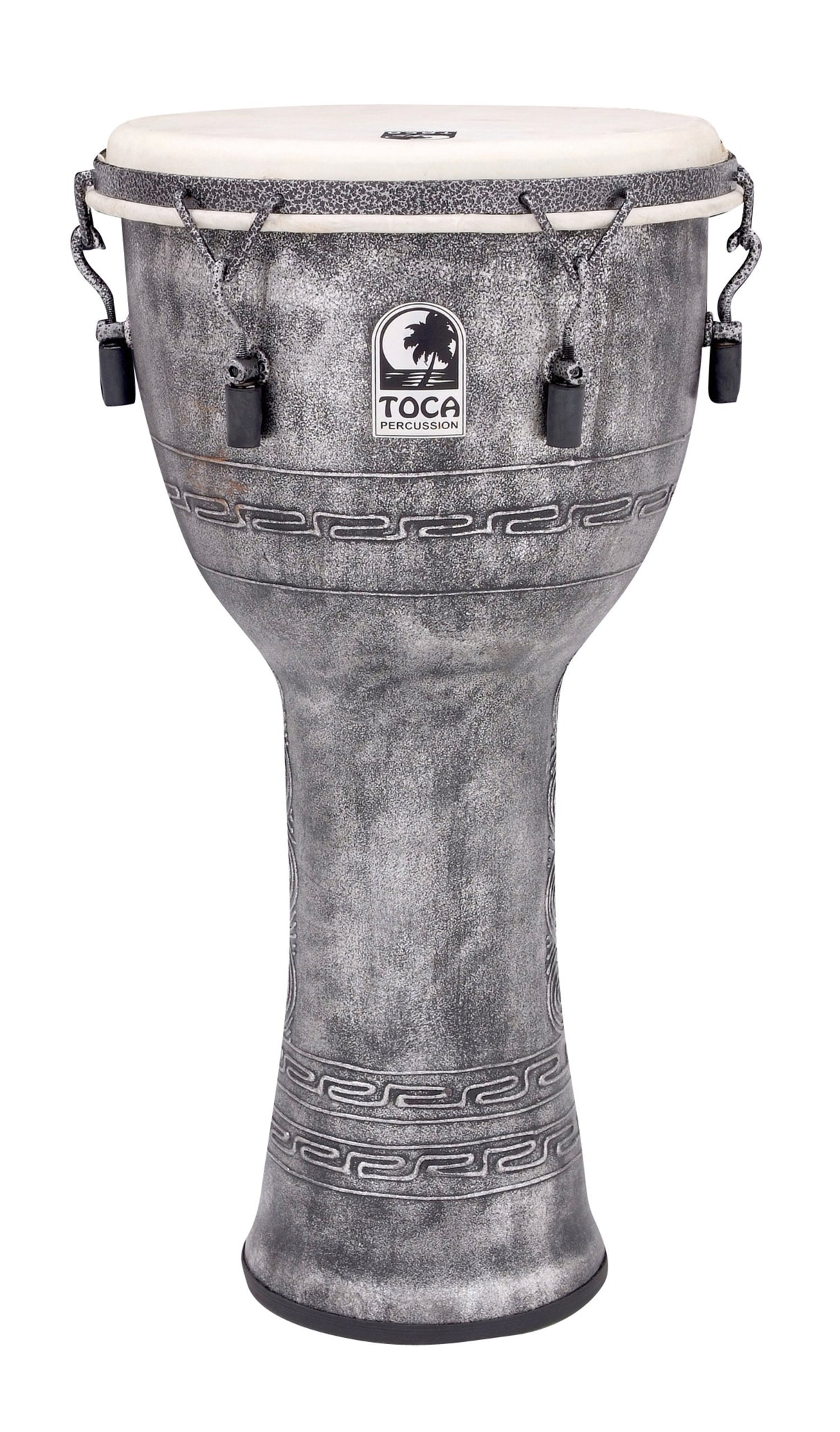 Toca Djembe Freestyle mekanisk stemt - Antique Silver (SFDMX-12AS)
