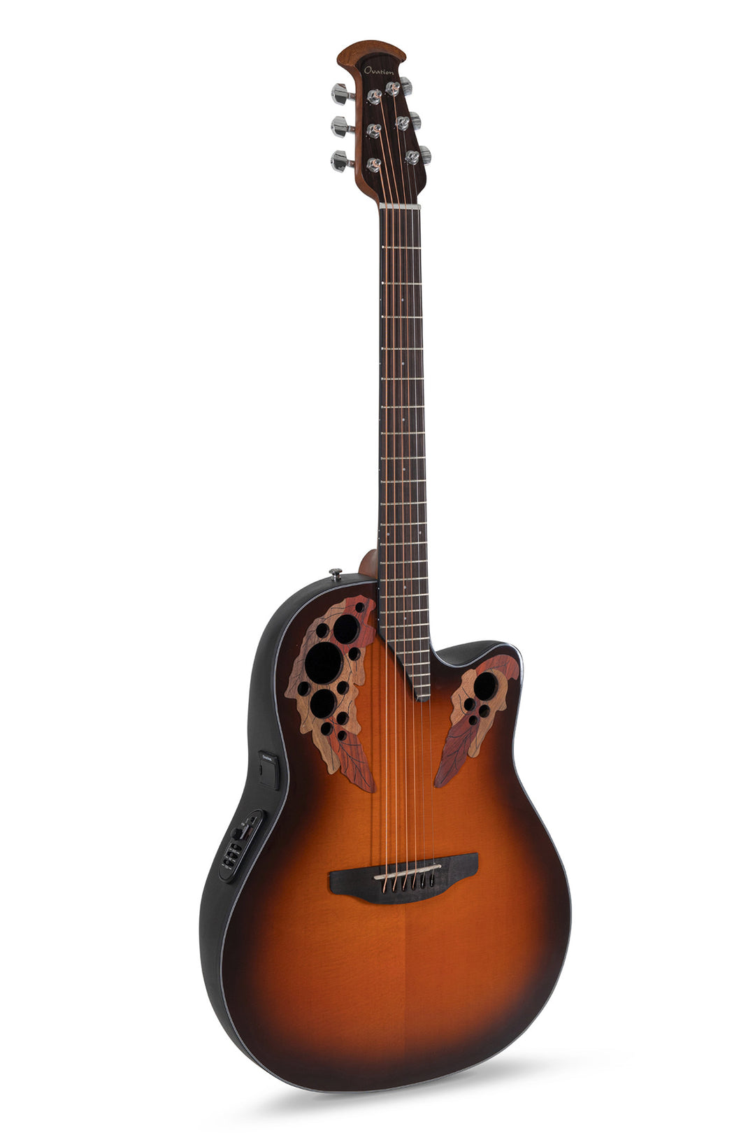 Ovation E-akustisk Gitarer Celebrity Elite Mid Cutaway - Sunburst (CE44-1-G)