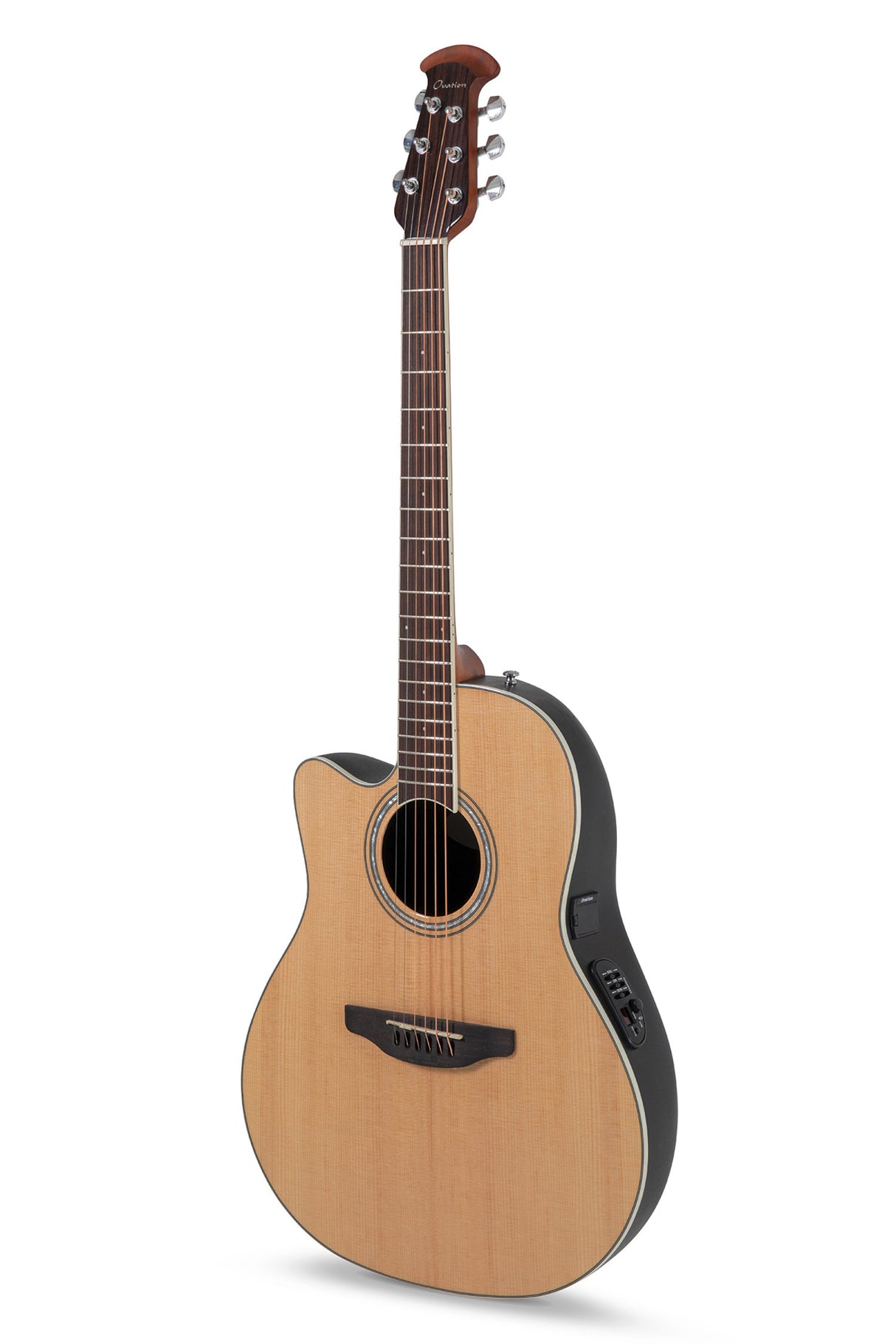 Ovation E-akustisk Gitarer Celebrity CS Standard Mid Cutaway - Natur (CS24L-4-G)