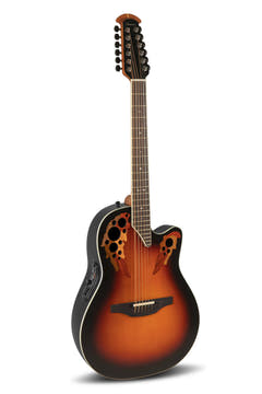 Ovation E-akustisk Gitarer Standard Elite Deep Contour Cutaway 12-string - New England Burst (2758AX-NEB-G)