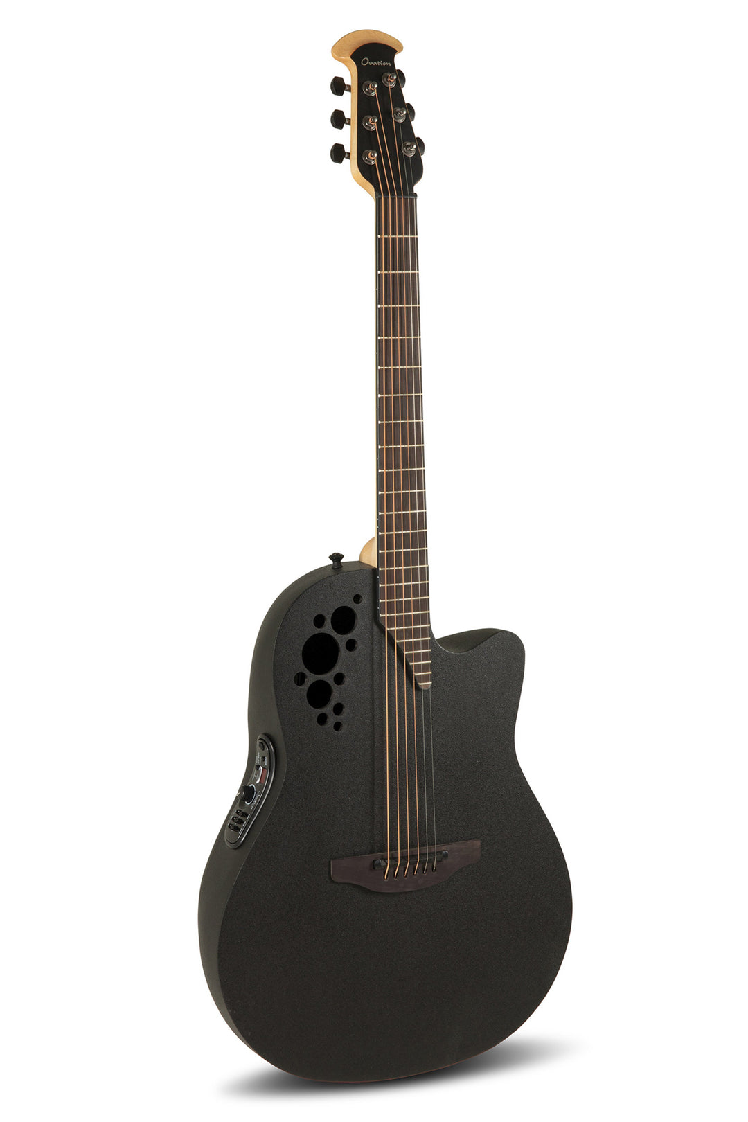 Ovation E-akustisk Gitarer Elite TX Mid Cutaway - Svart teksturert (1778TX-5-G)