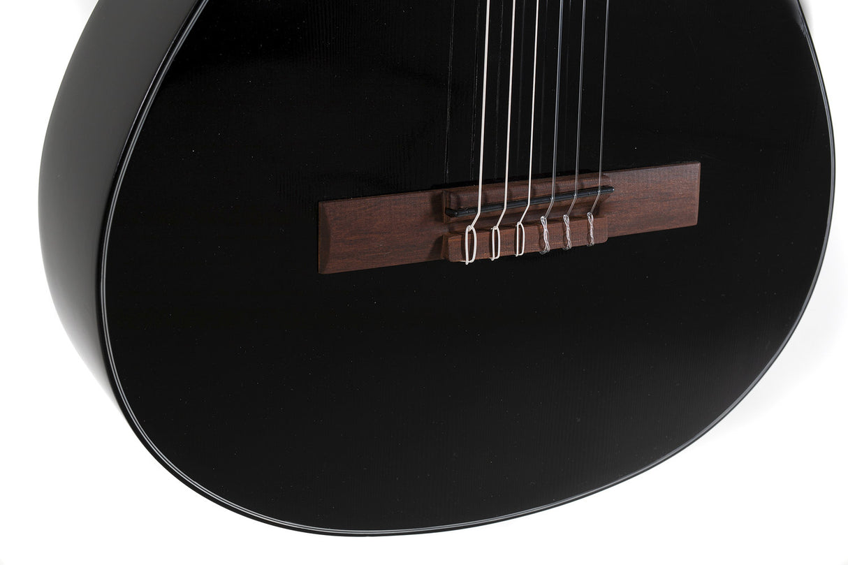 GEWA e-akustisk klassisk gitar Student Black - e-akustisk svart