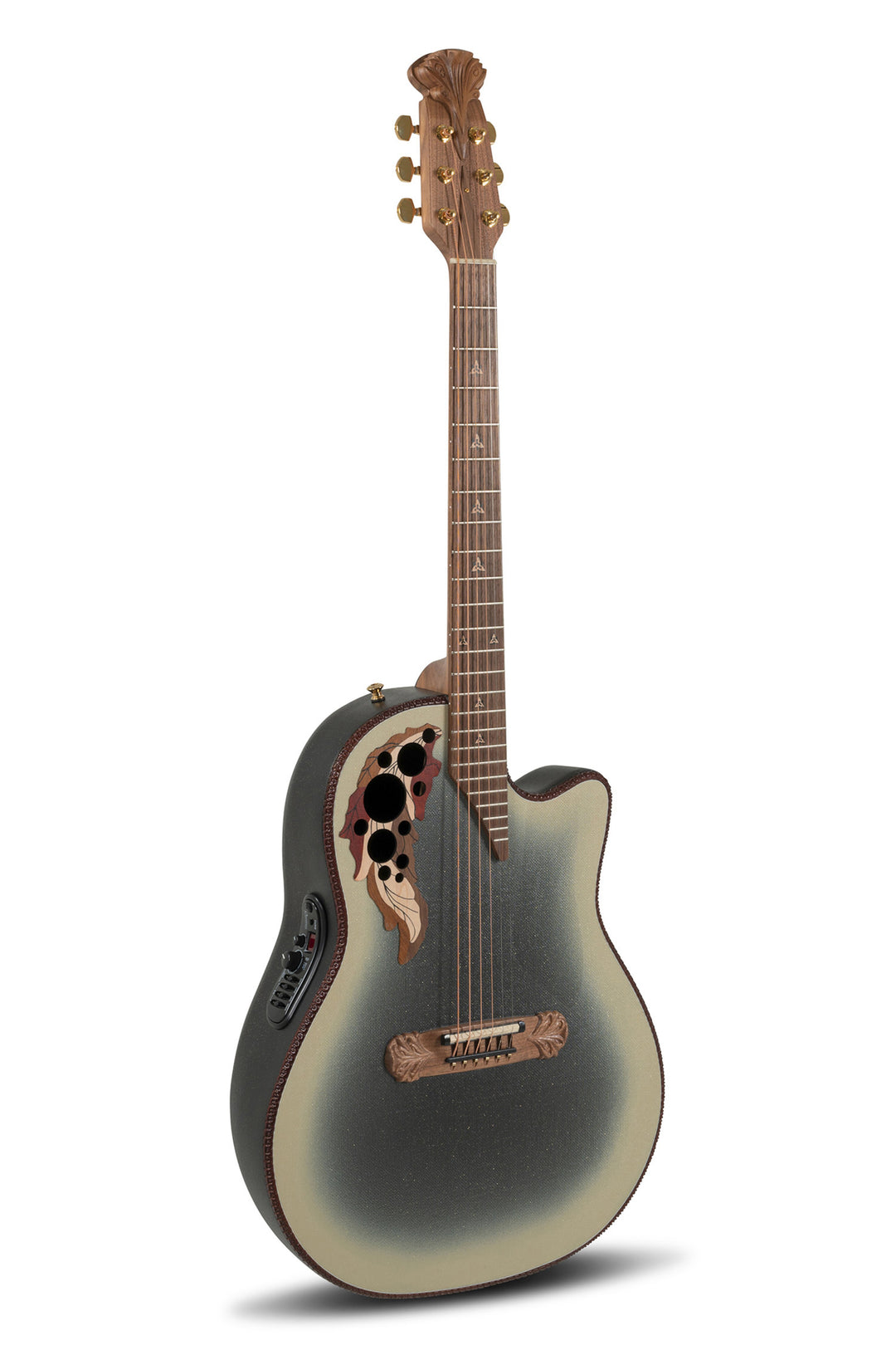 Adamas E-akustisk Gitarer 2087GT Deep Contour cutaway - Reverse beige burst (2087GT-7-G)