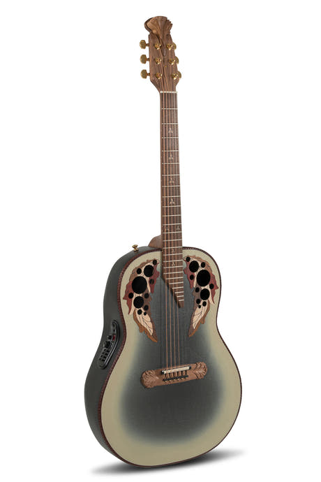 Adamas E-akustisk Gitarer 1687GT Deep uten cutaway - Reverse beige burst (1687GT-7-G)