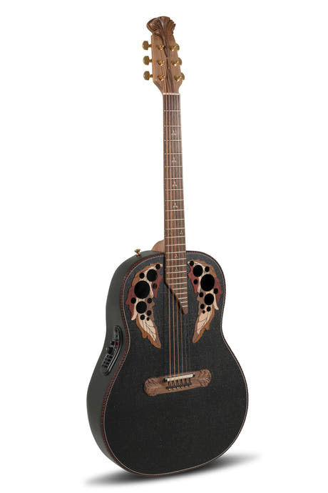 Adamas E-akustisk Gitarer 1687GT Deep uten cutaway - Svart (1687GT-5-G)