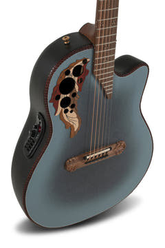 Adamas E-akustisk Gitarer 2087GT Deep Contour cutaway - Reverse blå burst (2087GT-8-G)