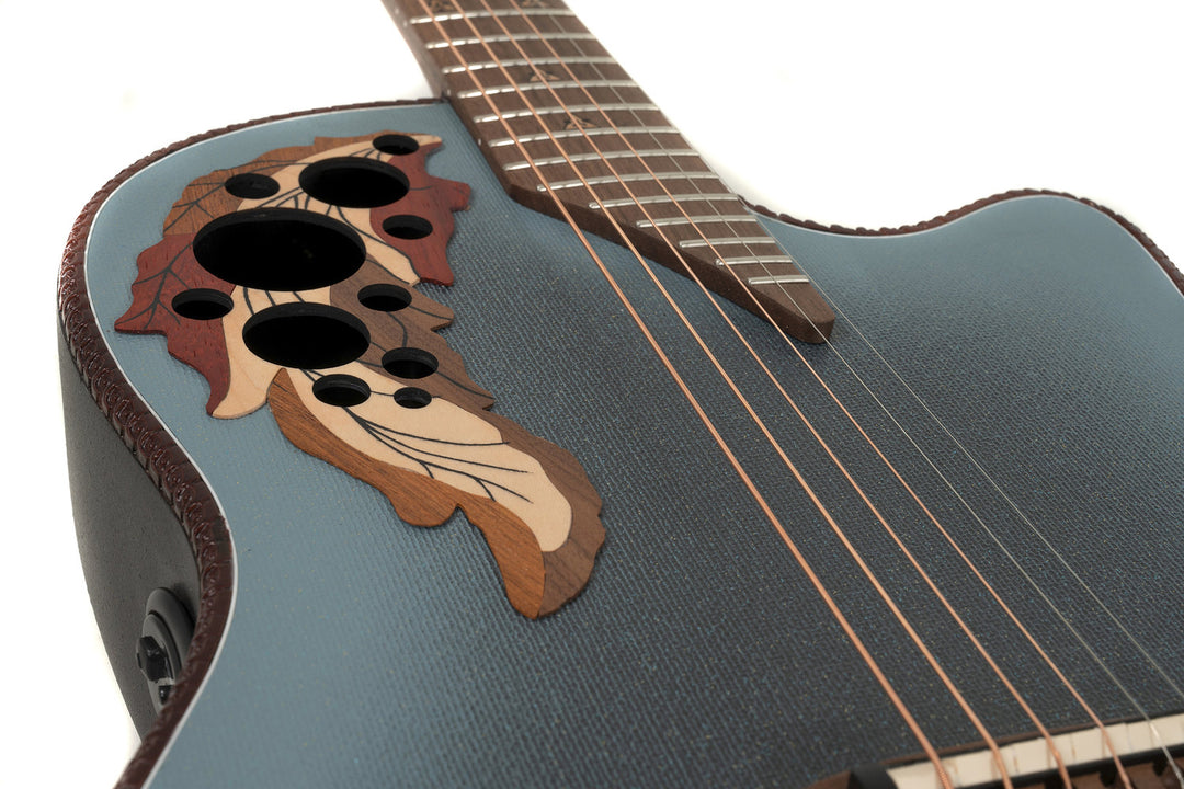 Adamas E-akustisk Gitarer 2087GT Deep Contour cutaway - Reverse blå burst (2087GT-8-G)